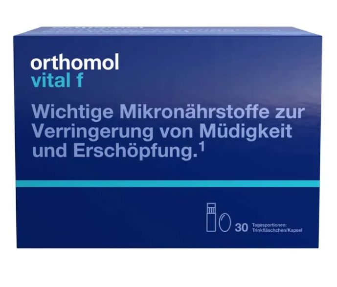 orthomol immun オーソモル イミューン サプリメント Orthomol Vital f オーソモル バイタル f -ドリンクアンプル/カプセル 30個入り