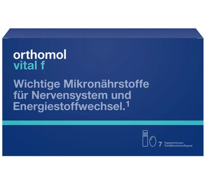 orthomol immun オーソモル イミューン サプリメント Orthomol Vital f オーソモル バイタル f -ドリンクアンプル/カプセル 7個入り