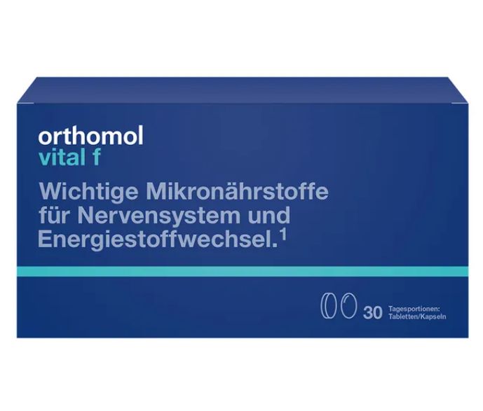 orthomol immun オーソモル イミューン サプリメント Orthomol Vital f オーソモル バイタル f -錠剤/カプセル 30個入り