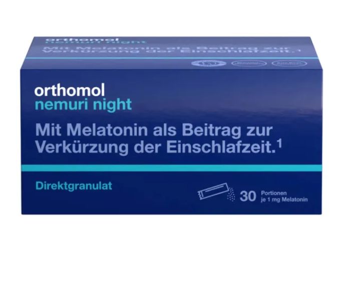 orthomol immun オーソモル イミューン サプリメント Orthomol Nemuri night オーソモル ネムリ ナイト -直接顆粒 30個入り