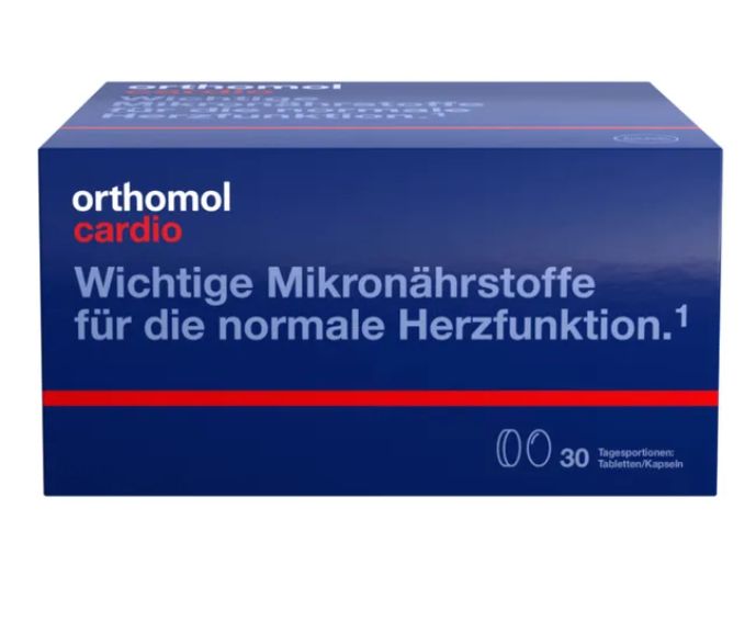 orthomol immun オーソモル イミューン サプリメント Orthomol Cardio オーソモル カーディオ -錠剤/カプセル 30個入り