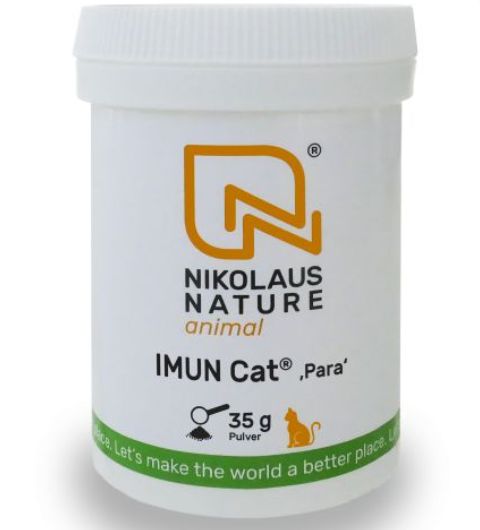 orthomol immun オーソモル イミューン サプリメント Nikolaus Nature - Imun Cat Parasiten ニコラウス ネイチャー - イミューン キャット パラサイト 35g