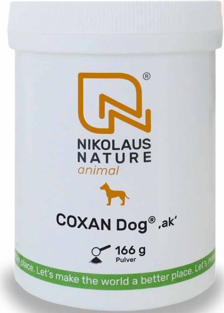 orthomol immun オーソモル イミューン サプリメント Nikolaus Nature - Coxan Dog akut Pulver ニコラウス ネイチャー - コクサン ドッグ アクト パウダー 166g