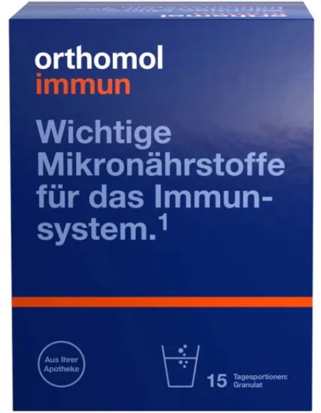 orthomol immun オーソモル イミューン サプリメント Orthomol Immun オーソモル イミューン -顆粒 15個入り