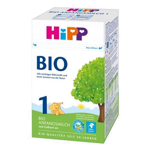 Hipp ヒップ  オーガニック 粉ミルク BIO ステップ1 (0ヶ月から)  600g
