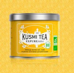 KUSMI TEA オーガニック クスミティー エクスピュア アディクト メタル缶 100g