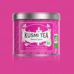KUSMI TEA オーガニック クスミティー スウィートラブ メタルカン 100g