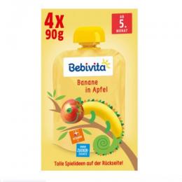 Bebivita スクイズパック リンゴ・バナナ 5か月から 90g×4個(0.36kg)
