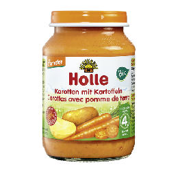 ホレ(Holle)オーガニック 離乳食 ジャガイモ ニンジン (4ヵ月〜) 190g × 2個セット