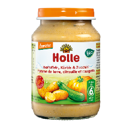 ホレ(Holle) 離乳食 カボチャ ズッキーニ ジャガイモ (6ヵ月〜) 190g × 2個セット