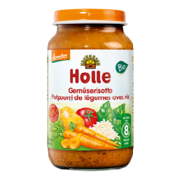 ホレ(Holle)オーガニック 離乳食 野菜のリゾット  (8ヵ月〜) 220g × 4個セット