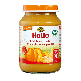 ホレ(Holle) オーガニック 離乳食 鶏肉 カボチャ (6ヵ月〜) 190g× 2個セット