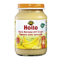 ホレ(Holle)オーガニック 離乳食 リンゴ バナナ 小麦 (6ヵ月〜) 190g× 2個セット
