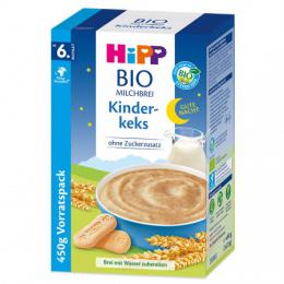 HIPP (ヒップ) 離乳食 お粥  ビスケット (6ヶ月から) 450g × 4個セット