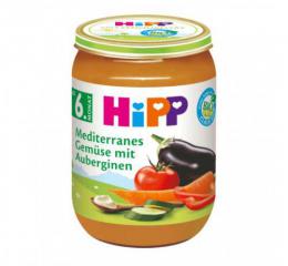 HIPP (ヒップ) オーガニック 離乳食 地中海野菜 ナス (6ヶ月から) 190g