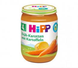 HIPP (ヒップ) 離乳食 ジャガイモ にんじん (4ヶ月から) 190g