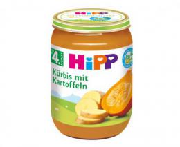 HIPP (ヒップ) オーガニック 離乳食 かぼちゃ ジャガイモ  (4ヶ月から) 190g
