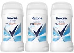 Rexona レクソーナ コットンドライ 制汗剤 デオドラント スティック 72時間 50ml x3
