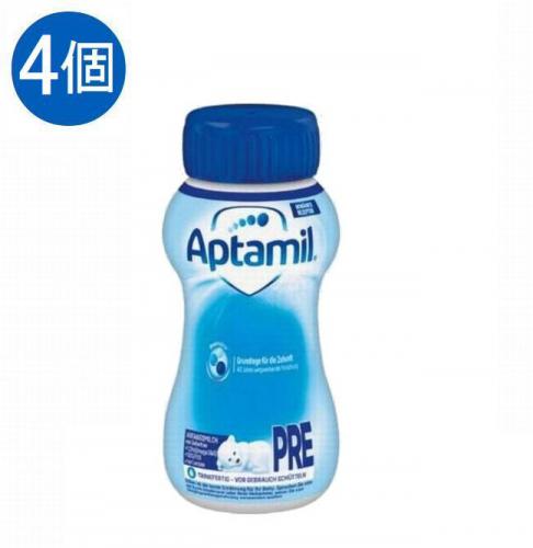Aptamil(アプタミル)  液体ミルク PRE プレ 200m × 4本セット