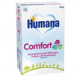 Humana フマナ 粉ミルク コンフォート (0か月〜6ヵ月) 500g × 2個セット