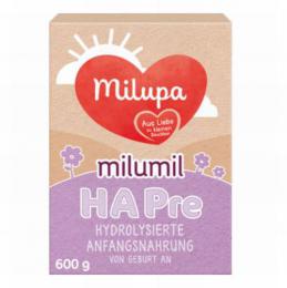 ミルーパ MILUPA 粉ミルク PRE HA  (0ヶ月〜6ヵ月)  600g