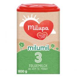 ミルーパ MILUPA 粉ミルク ステップ3 (10ヶ月〜36ヵ月)  800g × 4個セット