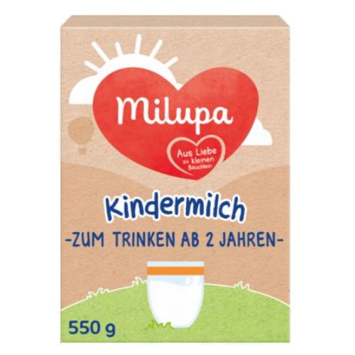 ミルーパ MILUPA 粉ミルク 子供用 2+ (24ヶ月〜36ヵ月)  550g × 4個セット