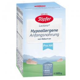 Toepfer 粉ミルク アレルギー対応 PRE HA (0ヶ月～6ヶ月) 600g