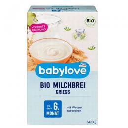 babylove オーガニック セモリナ小麦のミルク粥 6か月から 600g