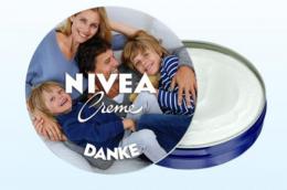 NIVEA ニベア 画像 写真 が入れられる オリジナル缶 クリーム 250mg  × 4個セット