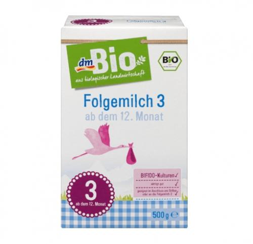 dm Bio オーガニック粉ミルク ステップ3 (10ヶ月〜36ヶ月) 500gの通販・個人輸入代行商品 - ドイツポーター