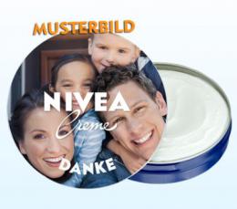 NIVEA ニベア 世界に一つ 画像 写真 が入れられる オリジナル缶 クリーム 75mg