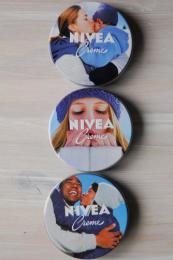 NIVEA ニベア 画像 写真 が入れられる オリジナル缶 クリーム 75mg  × 4個セット