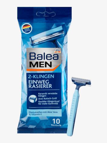 Balea MEN バレア MEN 使い捨て2枚刃カミソリ 10個