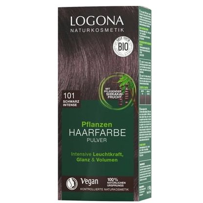 LOGONA ロゴナ ハーバルヘアカラー (101 ブラックインテンス) 100g