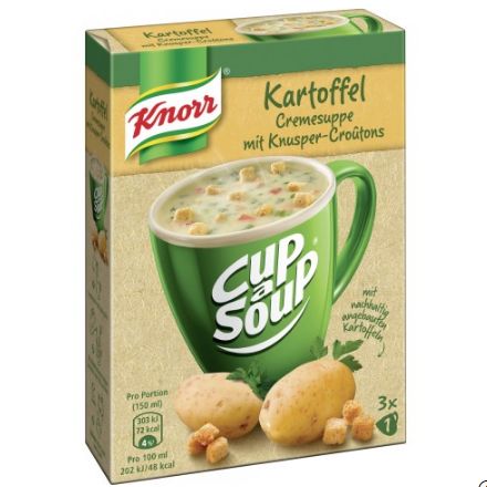 Knorr クノール クリスピークルトン入りポテトクリームスープ 16g x 3個