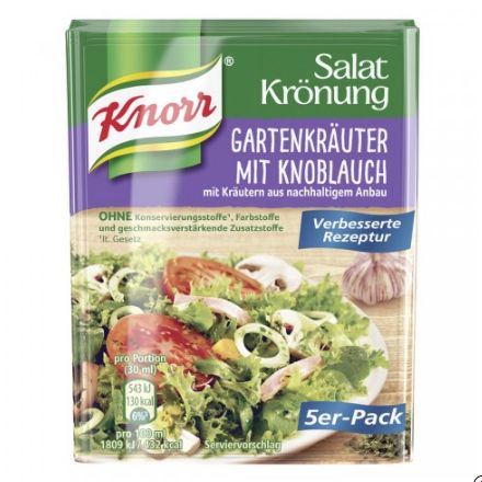 Knorr クノール サラダトッピング ガーリック入りガーデンハーブ 8g x 5袋