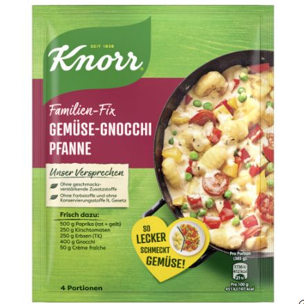 Knorr クノール ファミリーフィックス ベジタブルニョッキパン 28g