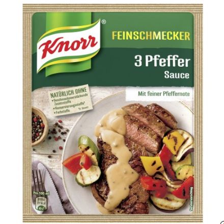 Knorr クノール グルメ 3ペッパーソース 40g