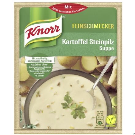Knorr クノール グルメ ポテトポルチーニマッシュルームスープ 58g