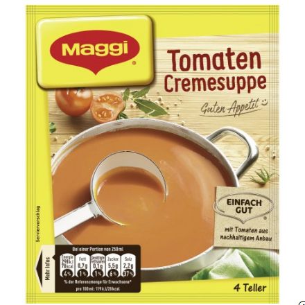 Maggi マギー グーテン アペティート トマトクリームスープ 1リットル分