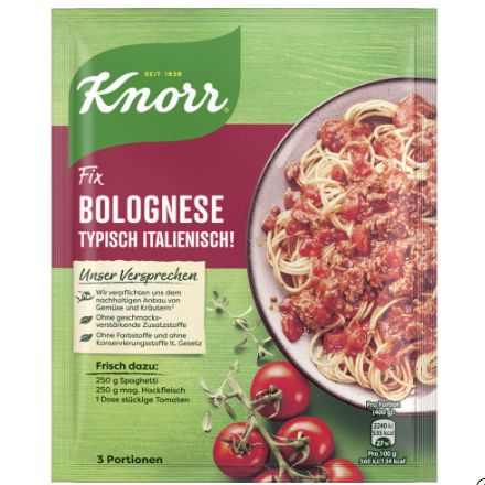 Knorr クノール フィックス ボロネーゼ ティピカルイタリアン! 42 g