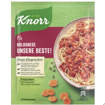 Knorr クノール フィックス ボロネーゼ アワベスト! 38 g