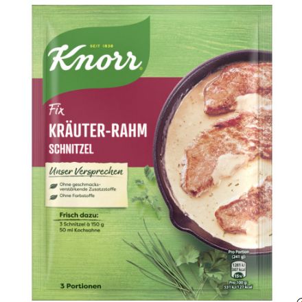 Knorr クノール フィックス ハーブクリームシュニッツェル 47g