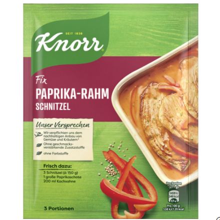 Knorr クノール フィックス パプリカ クリームシュニッツェル 43g