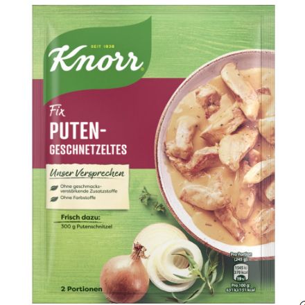 Knorr クノール フィックス ターキーゲシュネッツェルテスス 36g