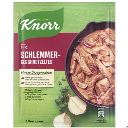 Knorr クノール フィックス シュレンマーゲシュネッツェルテスス 43g