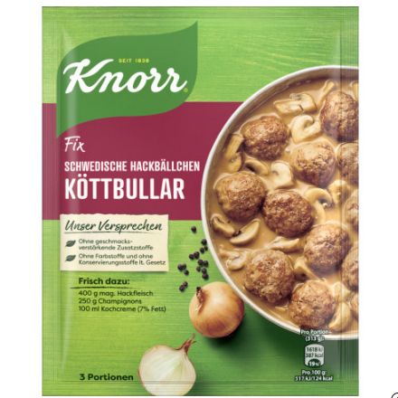 Knorr クノール フィックス スウェーデン風ミートボール 49g