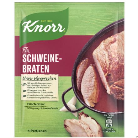 Knorr クノール フィックス ローストポーク 41g