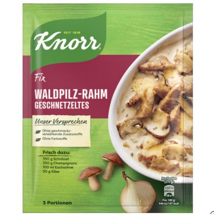 Knorr クノール フィックス ワイルドマッシュルームゲシュネッツェルテスス 40g